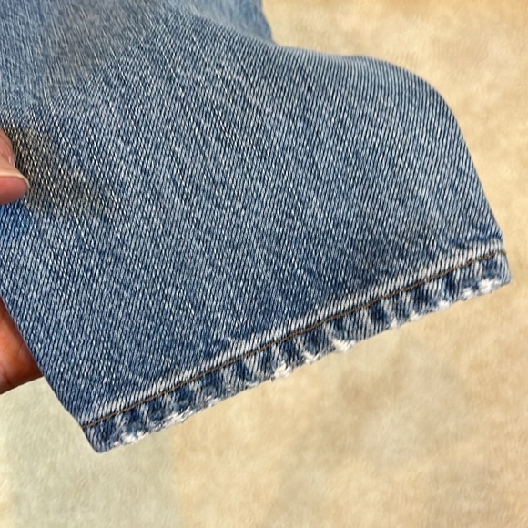 Frame Denim Le Pegged Jean Distressed Cotton Straight Leg - Picture 10 of 11